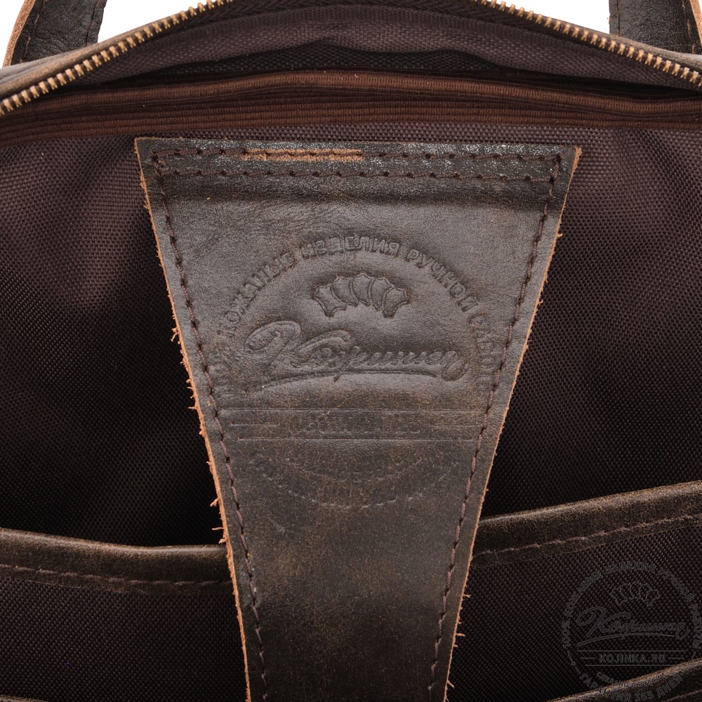  Кожаный рюкзак "Артур" (коричневая наппа) 